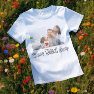 パパ2025年最高のまでカスタムの父の日の写真ギフト Tシャツ