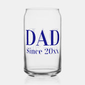 パパ20xxネイビーブルー文字テンプレート ガラス缶 (裏面)