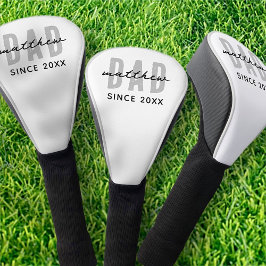 パパ20XXモダンシンプル名門私立校風の ゴルフヘッドカバー