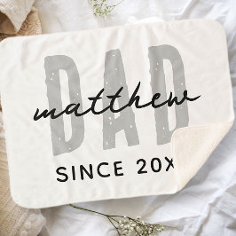 パパ20XXモダンシンプル名門私立校風の シェルパブランケット