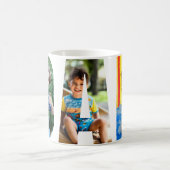 パパ3写真切り出し文字 コーヒーマグカップ (中央)