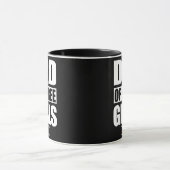 パパ3女3女の子の父の日  マグカップ (中央)