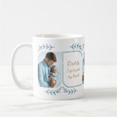 パパ3縦写真愛語植物学 コーヒーマグカップ (左)