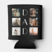 パパ6フォトコラージュエレガントかわいい父の日 缶クーラー (裏面)