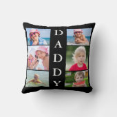 パパ6フォトコラージュ装飾用クッション クッション (裏面)
