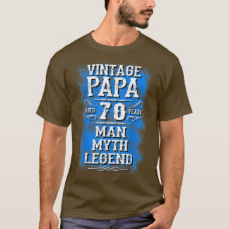 パパ70歳の誕生日プレゼント息子の娘 Tシャツ