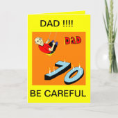 パパ70TH誕生日カード カード (正面)