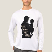 パパ、あなたの腕は私の最初の家だった | メンズ トライブレンドTシャツ (正面)