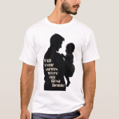 パパ、あなたの腕は私の最初の家だった | メンズ Tシャツ (正面)