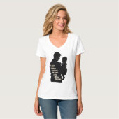 パパ、あなたの腕は私の最初の家だった | レディース Tシャツ (正面フル)