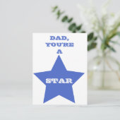 パパ、あなたはスター | ブルースター ポストカード (スタンド正面)