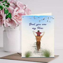 パパ、あなたは僕のヒーローだ カード