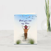 パパ、あなたは僕のヒーローだ カード (正面)