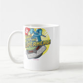 パパ、あなたは私のスーパーヒーロー コーヒーマグカップ (左)