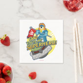 パパ、あなたは私のスーパーヒーロー スタンダードカクテルナプキン (インサイチュ)