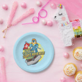 パパ、あなたは私のスーパーヒーロー ペーパープレート (パーティー)