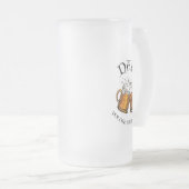 パパ、あなたはBrew-Healy Graphic Frosted Beer Mug フロストグラスビールジョッキ (正面右)
