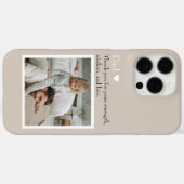 パパ、ありがとう – 写真カスタムと文字 | Case-Mate iPhoneケース (裏面 (横))