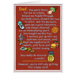 パパ – お前はメダルに値する！