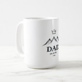 「パパ、お前は王だ」のカスタム コーヒーマグカップ (正面左)