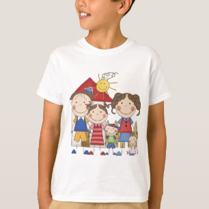 パパ、お母さん、姉、中間の兄弟、ベビーSis Tシャツ