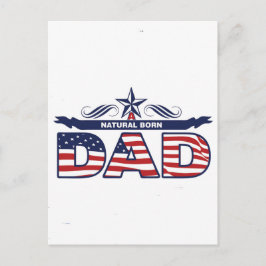 パパ、お父さん、 生まれつきのパパ ポストカード
