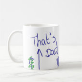 パパ"がである父の日のマグ" コーヒーマグカップ (左)