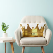 "パパ"の王冠のLUMBARの枕 ランバークッション (椅子)