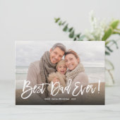 パパ·エヴァー·ファザー·デイ·フォト·グリーティング·カード カード (スタンド正面)