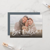 パパ·エヴァー·ファザー·デイ·フォト·グリーティング·カード カード (正面/裏面インサイチュ)