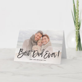 パパ·エヴァー·ファザー·デイ·フォト·グリーティング·カード カード