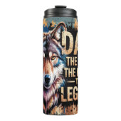 パパ：オオカミ、男、神話、伝説 タンブラー (正面)