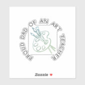 パパ・オブ・アート先生 シール (シート)