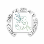 パパ・オブ・アート先生 シール (正面)