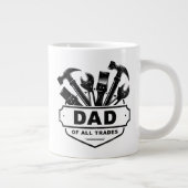 パパ・オブ・オールトレード – ヴィンテージ・マンズ・ハンディマン・ツール   ジャンボコーヒーマグカップ (右)