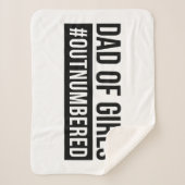 パパ·オブ·ガールズ#Outnumbered シェルパブランケット (正面)