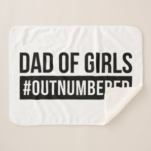 パパ·オブ·ガールズ#Outnumbered シェルパブランケット