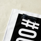 パパ·オブ·ガールズ#Outnumbered ビーチタオル (インサイチュ)