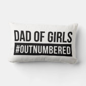 パパ·オブ·ガールズ#Outnumbered ランバークッション (裏面)
