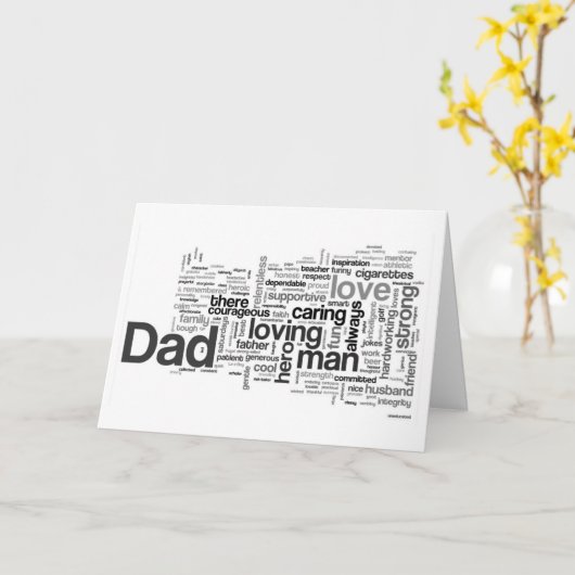 パパ カード (黄色い花)