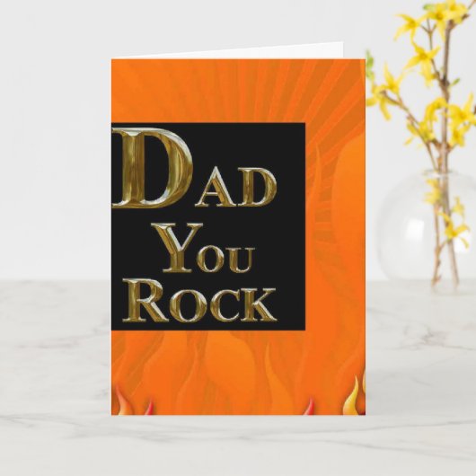 パパ カード (黄色い花)