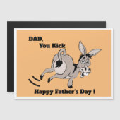 パパ、キックおもしろいス父のデイカード磁気 (正面/裏面)