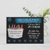 パパ·キラー·オムツ·ケッグパーティの招待状 招待状 (スタンド正面)