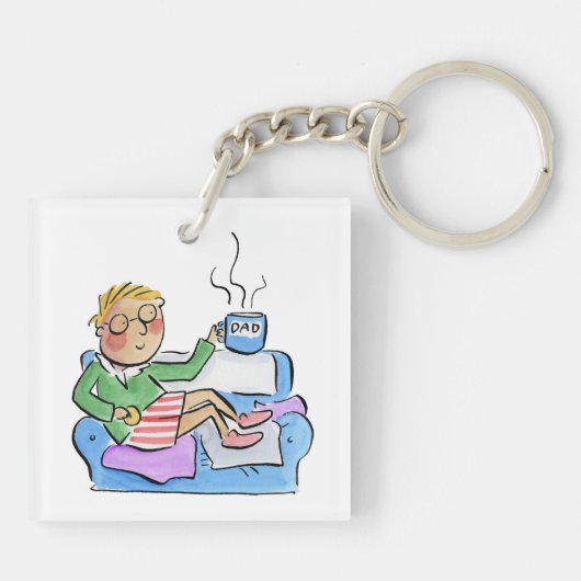 パパ キーホルダー (裏面)