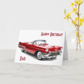 **パパ** 「」クラシックハッピーバースデー カード (黄色い花)