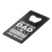 パパ クレジットカード栓抜き (正面アングル)