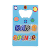 パパ クレジットカード栓抜き (裏面)