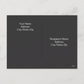 パパ・コンパニオン父の日のかわいい犬の写真 シーズンポストカード (裏面)