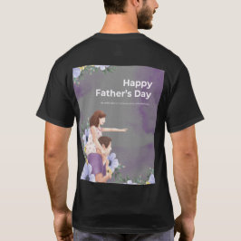 パパ：コーヒーと愛で動く Tシャツ