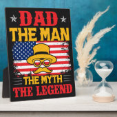 パパ・ザ・マンザ・神話ザ・レジェンド フォトプラーク (側面)